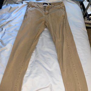 RSQ tan pants, London Skinny, 29x30